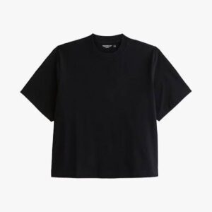 Premium Black Half Sleeve Round Neck T-Shirt